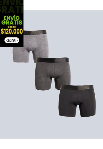 Pantaloncillo Para Hombre Boxer Filete Corto Color Gris Marca Atmos #32000055 Atmos