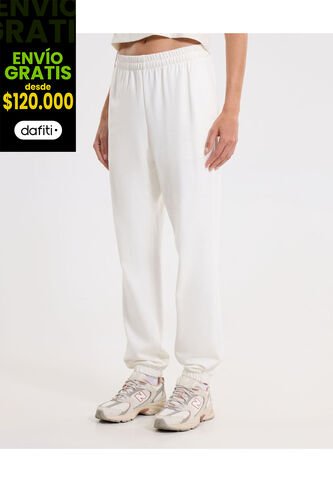 Pantalón Para Mujer Jogger Color Marfil Marca Atmos #31070057 Atmos