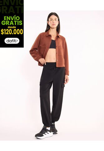 Pantalón Para Mujer Jogger Color Negro Marca Atmos #31070060 Atmos