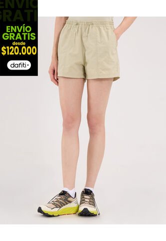 Short Para Mujer Multiusos Plano Color Verde Marca Atmos #31190088 Atmos