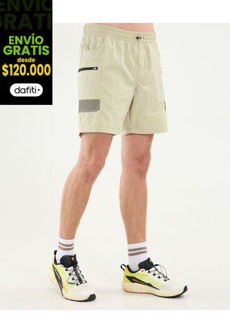 Bermuda Para Hombre Cargo Color Verde Marca Atmos #32100102 Atmos