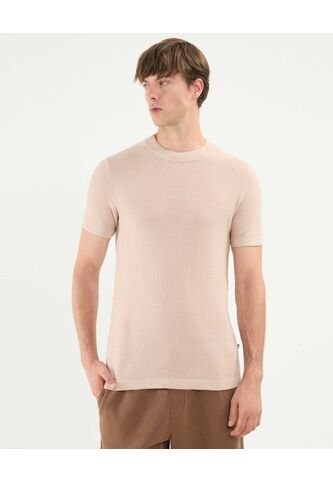 Camiseta Para Hombre Manga Corta Color Rosa Marca Atmos #32090157 Atmos