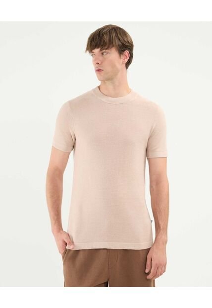 Camiseta Para Hombre Manga Corta Color Rosa Marca Atmos #32090157