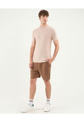 Camiseta Para Hombre Manga Corta Color Rosa Marca Atmos #32090157