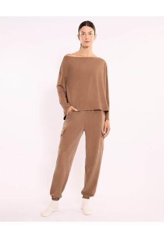 Pantalón Para Mujer Jogger Cargo Color Café Marca Atmos #31070091 Atmos