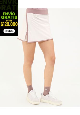 Falda Para Mujer Medio Color Beige Marca Atmos #31140016 Atmos