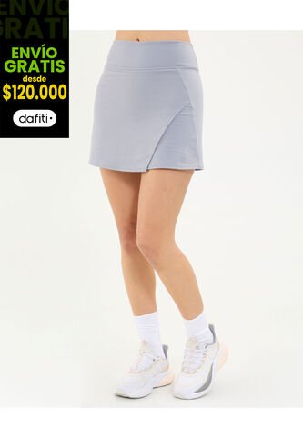 Falda Para Mujer Medio Color Gris Marca Atmos #31140018 Atmos