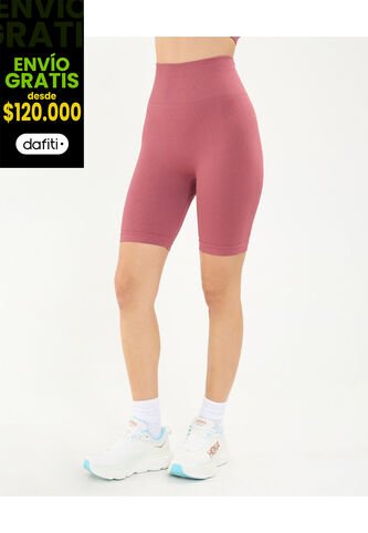 Short Para Mujer Multiusos Punto Color Vino Marca Atmos #31190091 Atmos