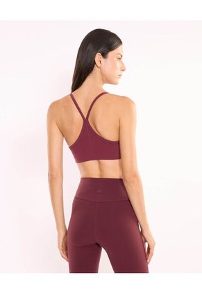 Buzo  Para Mujer Hoodie Color Vino Marca Atmos #31060088