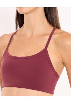 Buzo  Para Mujer Hoodie Color Vino Marca Atmos #31060088