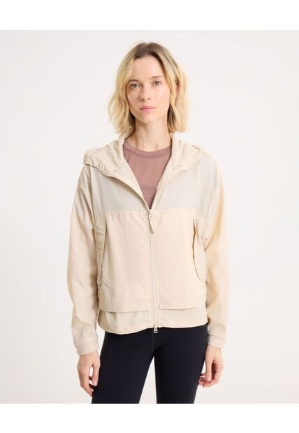 Chaqueta Para Mujer Deportiva Color Beige Marca Atmos #31080064