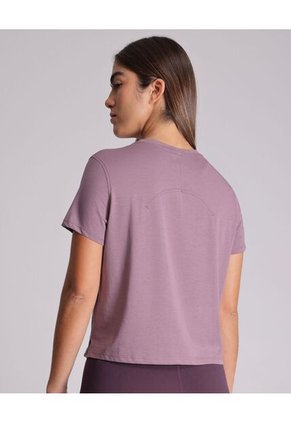 Camiseta Para Mujer Manga Corta Color Morado Marca Atmos #31090141