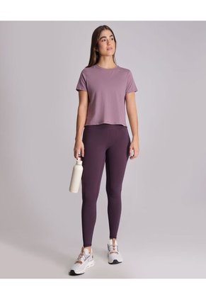 Camiseta Para Mujer Manga Corta Color Morado Marca Atmos #31090141