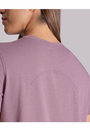 Camiseta Para Mujer Manga Corta Color Morado Marca Atmos #31090141