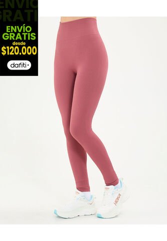 Leggins Para Mujer Largo Color Vino Marca Atmos #31230066 Atmos
