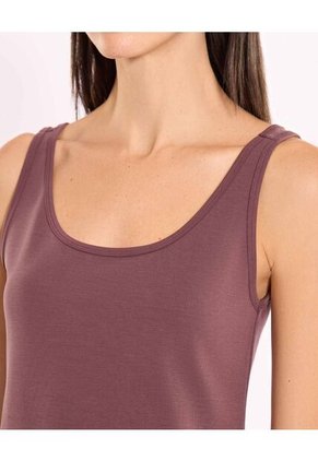 Camiseta Para Mujer Manga Sisa Cuello Redondo Color Morado Marca Atmos #31090268