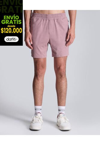 Bermuda Para Hombre Deportiva Largo Color Rosado Marca Atmos #32100075 Atmos