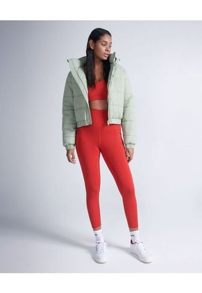 Chaqueta Para Mujer Acolchada Color Verde Claro Marca Atmos #31080006