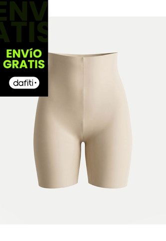 Boxer Tiro Alto Invisible Control X1 Para Mujer Crema Atmos Atmos