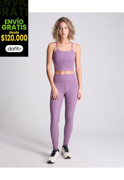 Leggins Para Mujer Largo Color Morado Marca Atmos #31230062