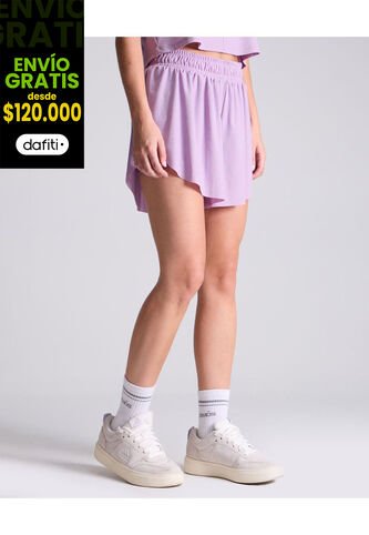 Short Para Mujer Short Color Lila Marca Atmos #31190068 Atmos