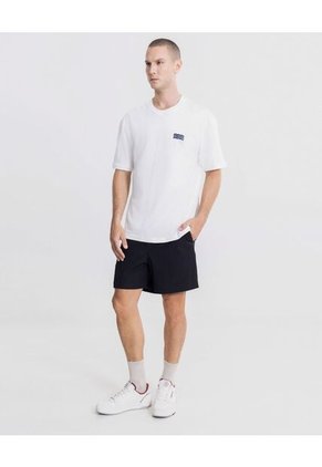 Camiseta Para Hombre Manga Corta Cuello Redondo Color Blanco Marca Atmos #32090290