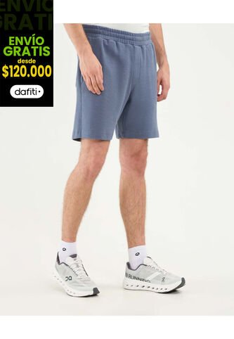 Bermuda Para Hombre Regular Corto Color Gris  Marca Atmos #32100098 Atmos