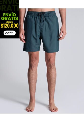 Pantaloneta Para Hombre  Color Verde Oscuro Marca Atmos #32280017 Atmos