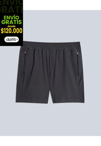 Bermuda Para Hombre Deportiva Largo Color Gris Oscuro Marca Atmos #32100081 Atmos