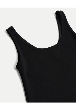 Camiseta Sin Mangas Ligera  Para Mujer Negro Atmos