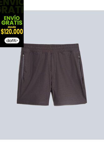 Bermuda Para Hombre Deportiva Largo Color Gris Oscuro Marca Atmos #32100103 Atmos