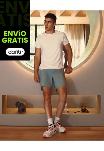Bermuda Training 7 Pulgadas Con Biker Sabadel  Para Hombre Verde Atmos Atmos