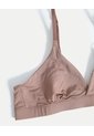 Top Triangular Cruzado Microfibra X1 Para Mujer Café Atmos de Atmos