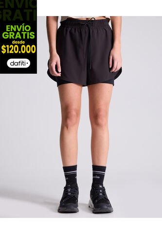 Short Para Mujer Short Color Negro Marca Atmos #31190074 Atmos