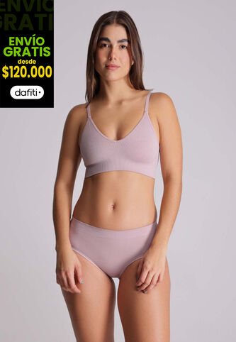 Panty Para Mujer Hipster Color Rosado Marca Atmos #31800056 Atmos