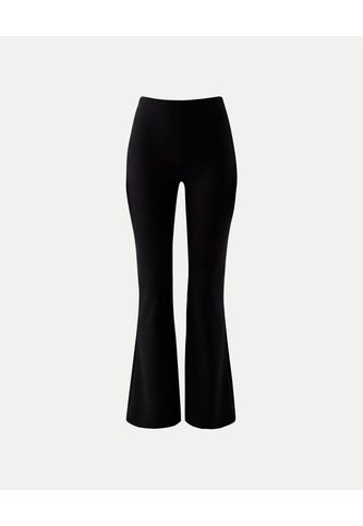 Pantalón Flare Tela Técnica Fluida Para Mujer  Deportiva  Color Negro Marca Atmos Atmos