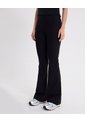 Pantalón Flare Tela Técnica Fluida Para Mujer  Deportiva  Color Negro Marca Atmos de Atmos