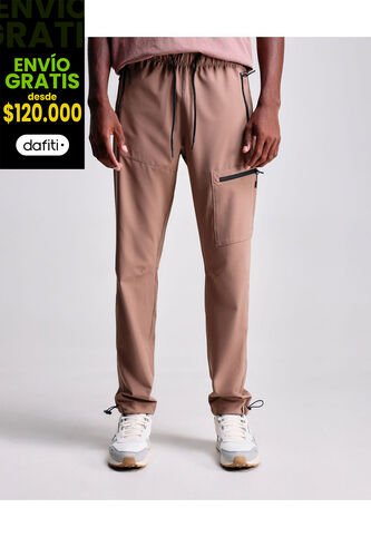 Pantalon Para Hombre Jogger Color Café Claro Marca Atmos #32070042 Atmos