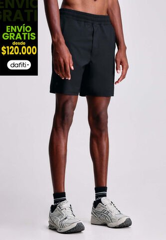 Bermuda Para Hombre Deportiva Largo Color Negro Marca Atmos #32100076 Atmos