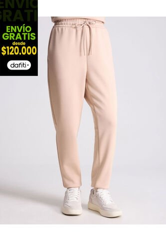 Pantalon Para Mujer Jogger Color Beige Marca Atmos #31070049 Atmos