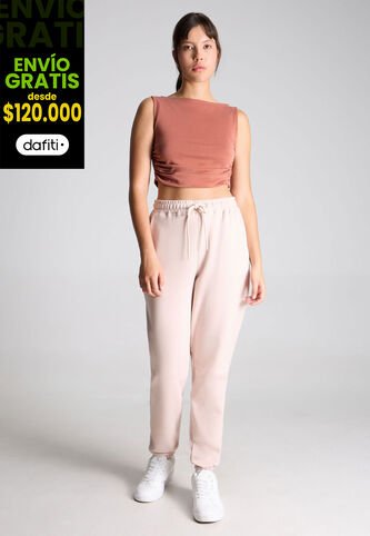 Pantalon Para Mujer Jogger Color Rosado Marca Atmos #31070040 Atmos