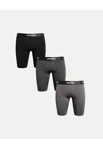 Pack X3 Bóxer Largo En Microfibra X3 Para Hombre Surtido Atmos Atmos