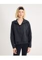 Chaqueta Deportiva Rompevientos  Para Mujer Negro Atmos de Atmos