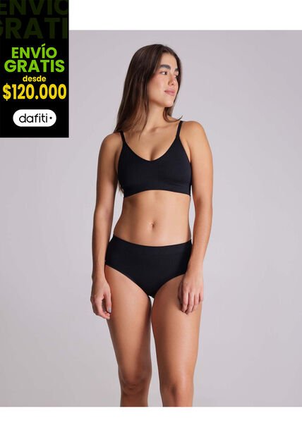 Panty Para Mujer Hipster Color Negro Marca Atmos #31800054