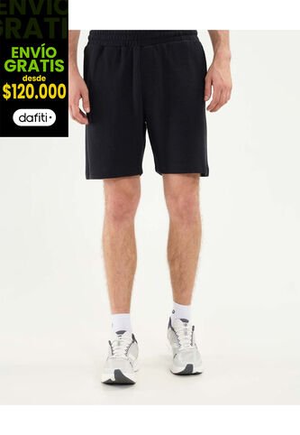 Bermuda Para Hombre Regular Corto Color Negro Marca Atmos #32100066 Atmos