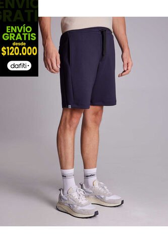 Bermuda Para Hombre Bermuda Color Azul Oscuro Marca Atmos #32100087 Atmos