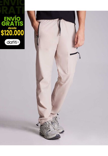 Pantalon Para Hombre Jogger Color Beige Marca Atmos #32070041