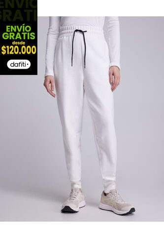 Pantalon Para Mujer Jogger Color Marfil Marca Atmos #31070018 Atmos