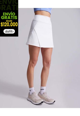 Falda Para Mujer Corto Color Marfil Marca Atmos #31140008 Atmos