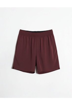 Bermuda  Para Hombre Deportiva Medio Color Vino Marca Atmos #32100163